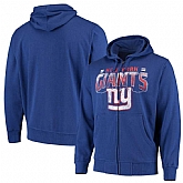 Men's New York Giants G III Sports by Carl Banks Perfect Season Full Zip Hoodie Royal,baseball caps,new era cap wholesale,wholesale hats